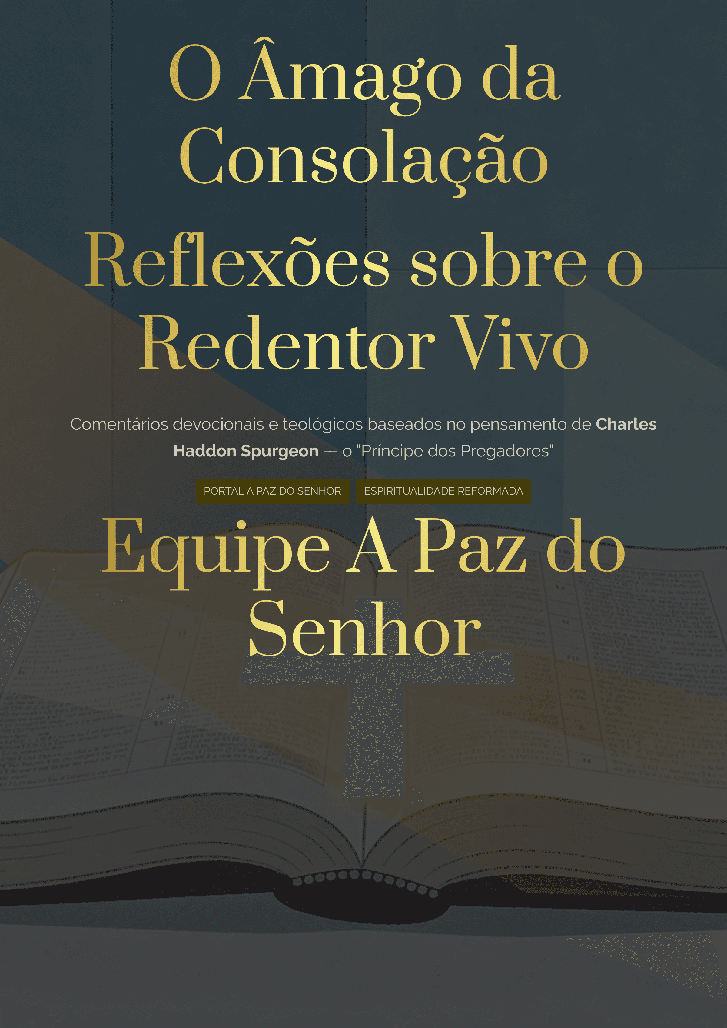 Reflexões sobre o Redentor Vivo
